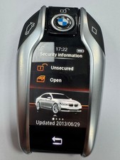 GENUINE BMW 5 SERIES SMART DISPLAY TOUCH SCREEN 4 BUTTON REMOTE SMART KEY FOB !