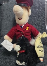 Vintage Rare Postman Pat Jess The Cat Teddy Toy Collectible Antique Set Bundle