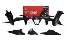 R-TECH BLACK PLASTIC KIT/6 KTM