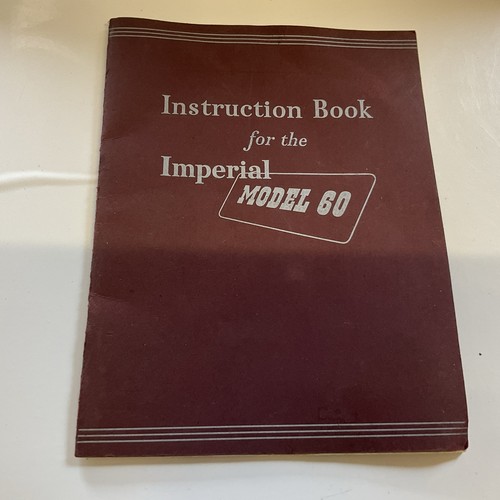 Imperial model typewriter - imperial, 60
