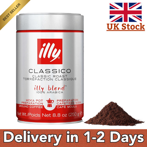 Illy classico ground coffee - illy,