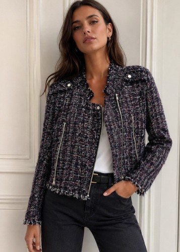 Zara tweed jacket - tweed,