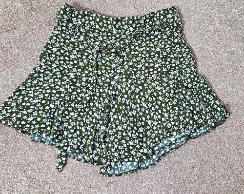 Zara green white floral high - zara,
