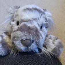Jellycat rare Sasha Snow Tiger