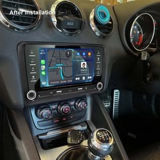 2+64G Stereo Radio For Audi TT MK2 2006-2014 Carplay Android15 Head Unit Sat Nav