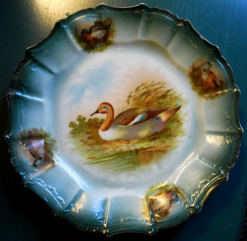 Antique painted porcelain - antique,