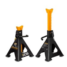 JCB 6 Tonne Jack Axle Stand Set Lifting Capacity Automotive Car Caravan Floor