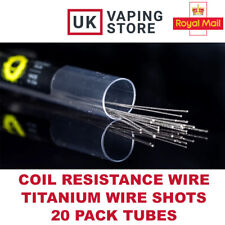Vaping Outlaws Titanium Wire Shots Coil Wire For Rebuildable RDA RDTA Vape Tanks