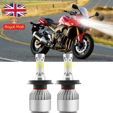 For Yamaha Fz1 1000 N NA S Super Bright White H4 LED Headlight 6000K Bulbs 100W