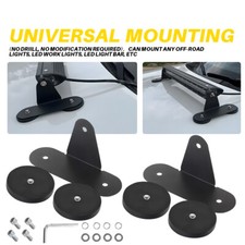 2x Strong Magnetic Mount Bracket Holder Base Roof LED Light Bar For Car SUV