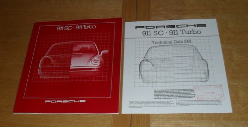 Porsche 911 brochure 1980 1981 - 911,