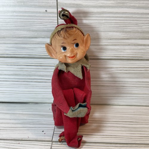 Vintage christmas felt - felt, pixie