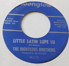 The Righteous Brothers  :   Little Latin Lupe Lu   -  Moonglow  -  60's