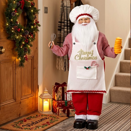 4ft singing cooking santa - cooking,