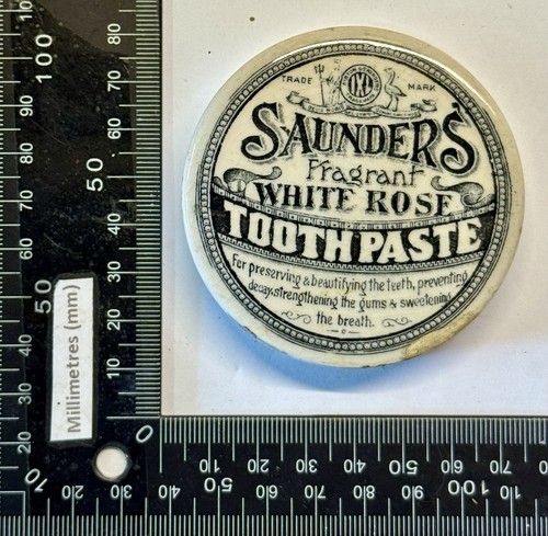1890 saunders tooth - 1890’s, paste