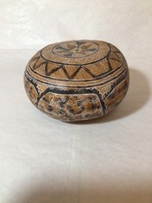 Hand Carved Peruvian Gourd