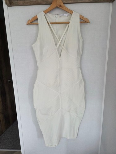 White bandage dress - bandage,