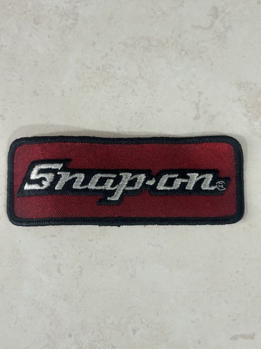Vintage snap cloth badge - snap-on,