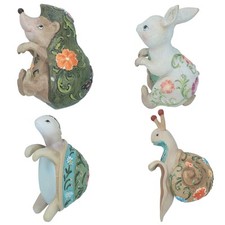 Hedgehog Rabbit Turtle & Snail