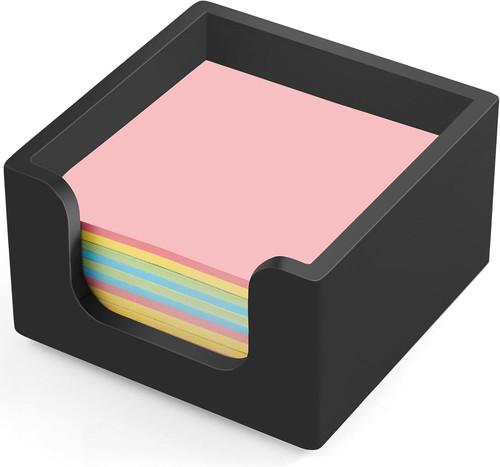 Wood sticky note holder - wood, 3