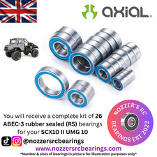 Axial SCX10 II UMG10 Complete Bearing Kit