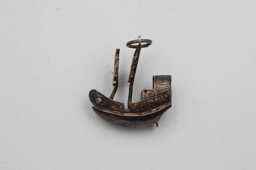 Vintage sterling silver - sterling, boat