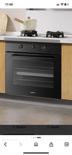 Comfee cbo60m80m1 60cm - cbo60m80m1-bk,