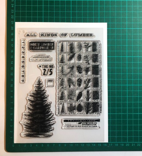 Vintage style winter woodland - style,