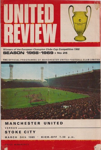 Football programme man utd - programme,