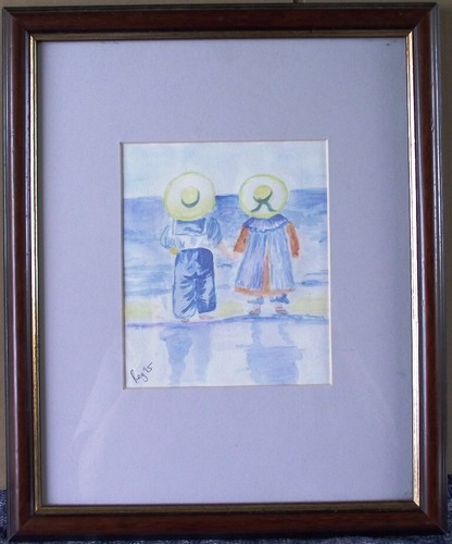 Charming watercolour children - watercolour,