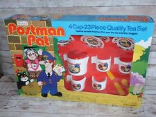 Postman Pat Bluebird Toys Vintage Tea Set UK 1984 Very Rare 100% Complete Box