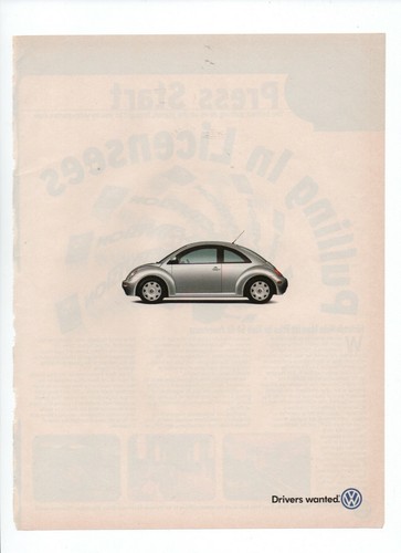 Volkswagen silver beetle - silver, vw