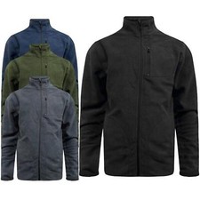 Mens F&F Anti Pill Fleece Jacket Full Zip Up Pocket Work Outdoor Warm Polar