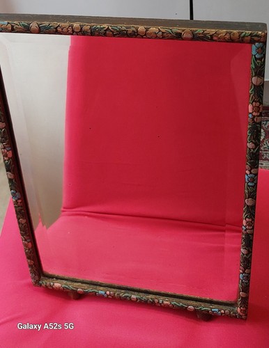 Vintage barbola mirror with - vintage,