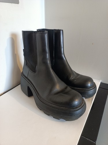 Zara women black leather - zara, women's