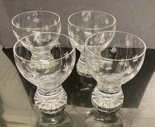 4 Stuart Crystal flat base