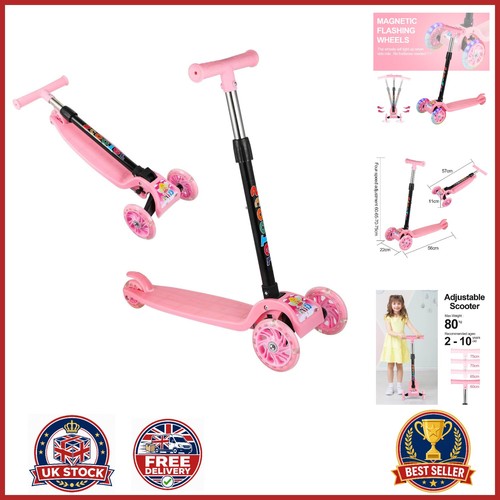Kids wheel scooter with - kids, led