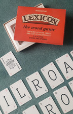 Waddington LEXICON Card Game 1968 - Vintage Retro - FREE POSTAGE