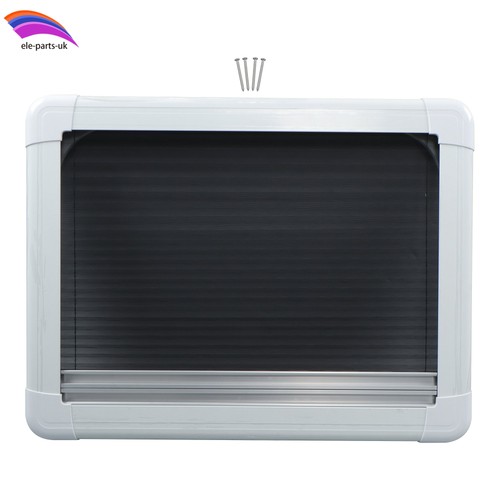 White motorhome blind - motorhome,