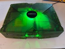 Xbox Original Console Green Halo Crystal Translucent HDMI