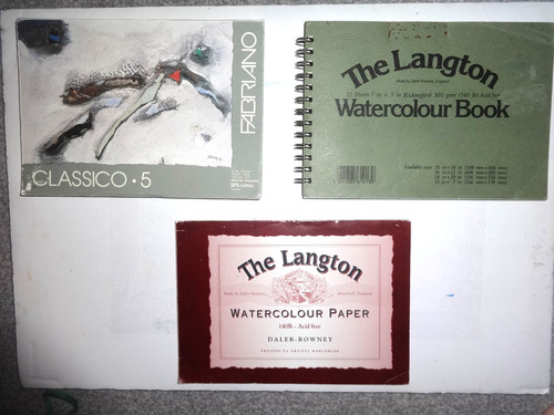 Watercolour paper pads part - paper,