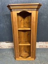 Vintage Corner Shelving Unit, Wall Mounted, Pine Shelves.