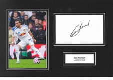 Jack Harrison Signed 12x8