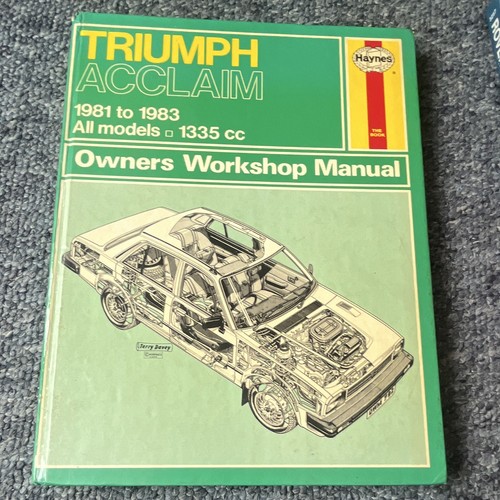 Triumph acclaim 1981 - acclaim, to