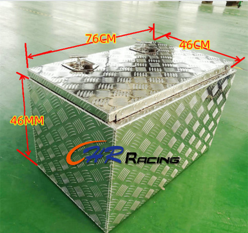 76x46x46 silver aluminum - cm,