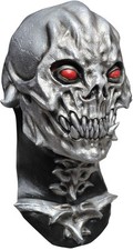  SILVER ALIEN MASK & NECK