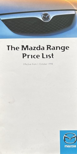 Mazda price list - mazda,