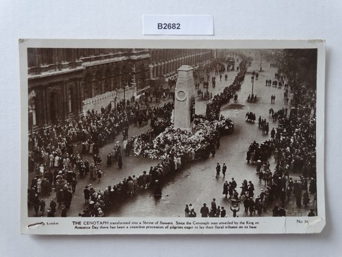 The cenotaph postcard - the,