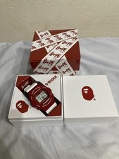 CASIO G-SHOCK X A BATHING APE DW-5750E BAPE Ape red digital Brand new unused