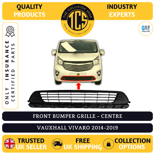 Front bumper grille - front,